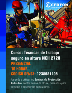 Técnicas de trabajo seguro en altura NCH 2728