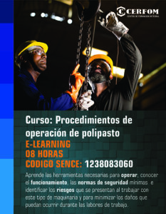 Procedimientos de operación de polipasto