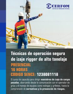 Tecnicas de operación segura de izaje rigger de alto tonelaje