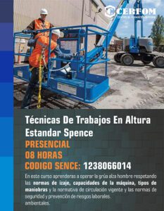 Tecnicas de trabajo en altura estandar Spence
