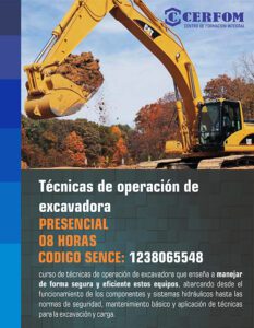 Tecnicas de operación de excavadora