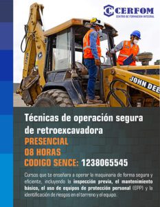 Tecnicas de operación segura de retroexcavadora