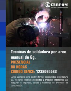 Tecnicas de soldadura por arco manual de 6g