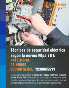 Tecnicas de seguridad electrica según la norma Nfpa 70 e