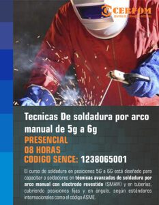 Técnicas de soldadura por arco manual de 5g a 4g