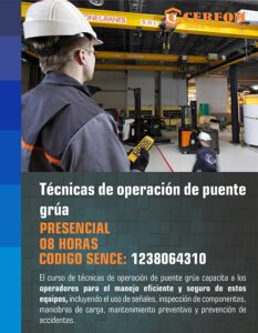 Técnicas de operación de puente grúa