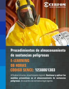 Procedimientos de almacenamiento de sustancias peligrosas