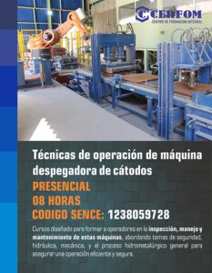 Técnicas de operación de máquina despegadora de cátodos