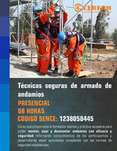 Técnicas seguras de armado de andamios