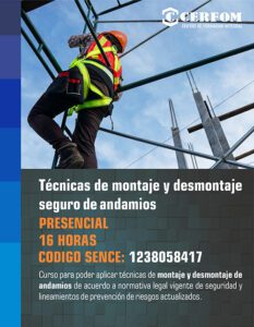Técnicas de montaje y desmontaje seguro de andamios